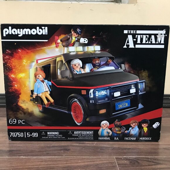 PLAYMOBIL A-Team Van Playset 70750 Brand New with Figures Hannibal Faceman B.A. - Picture 1 of 11